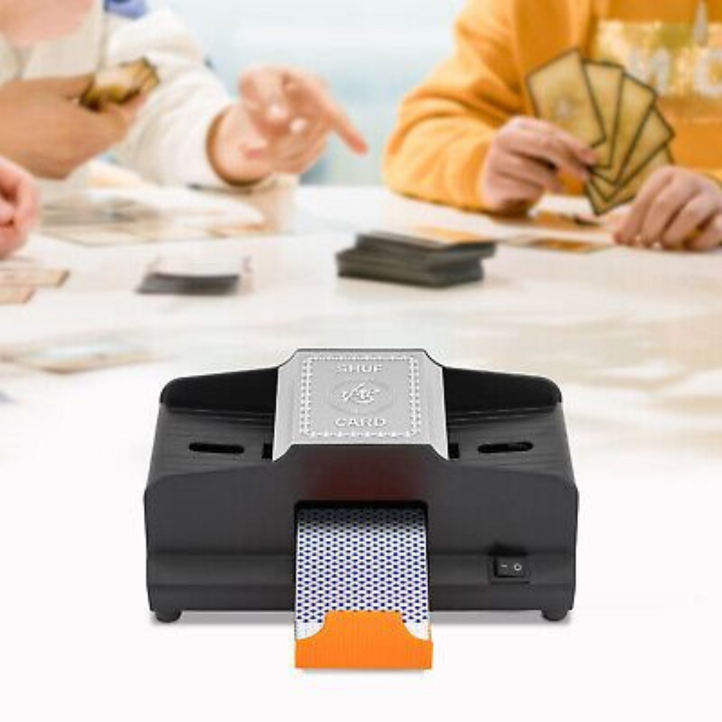 Automatic poker card shuffler